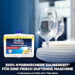 Chai 250ml Dung Dịch Vệ Sinh Sạch Sâu Cặn Bẩn Máy Rửa Chén Finish Hương Chanh (EU) – (Khuyên Dùng 3 Tháng 1 Lần)