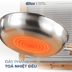 Chảo Inox chống dính Gilux GLC 22 – Nấu ngon mỗi bữa, Nhẹ nhàng mỗi ngày