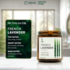 Hàng Trưng Bày - (QUÀ TẶNG) Nến Thơm Thư Giản Cao Cấp Jalin Hương French Lavender - 100g/200g