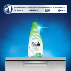 Chai 900ml Gel rửa chén Finish All in 1 Max 0% Ecolabel EU - Thân thiện môi trường, an toàn cho gia đình có trẻ nhỏ