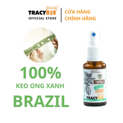Keo Ong Xanh Tracybee Propolis Mint & Honey (Vị Bạc Hà 30ml) – Giảm Đau Họng, Ho, Viêm Họng Hiệu Quả