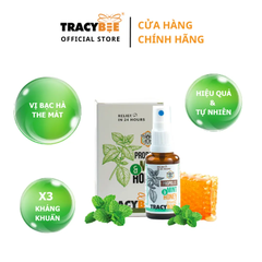 Keo Ong Xanh Tracybee Propolis Mint & Honey (Vị Bạc Hà 30ml) – Giảm Đau Họng, Ho, Viêm Họng Hiệu Quả