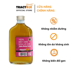 Mật Ong Hoa Lệ Chi (Hoa Vải) Tracybee 350gr – Nguyên Chất 100%, Thơm Dịu Tự Nhiên