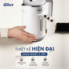 Ấm siêu tốc Gilux GLA 36 – Đun nước siêu nhanh, an toàn tuyệt đối