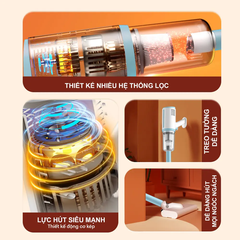 Máy hút bụi Gilux GLH61 – Công nghệ lốc xoáy Pro Cyclone, Hút sạch mọi bụi bẩn