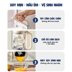 Máy làm sữa hạt đa năng Gilux GLJ16 – 8in1 – Xay nấu sữa hạt êm ái, độ ồn thấp nhất thị trường