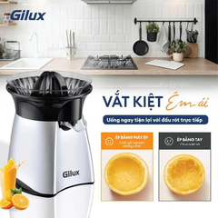 Máy vắt cam tự động Gilux Glec 11 – Vắt kiệt, êm ái, tiện lợi