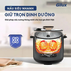 Nồi áp suất đa năng Gilux GLA 33 – Nấu nhanh, giữ dưỡng chất, tiện nghi mỗi ngày