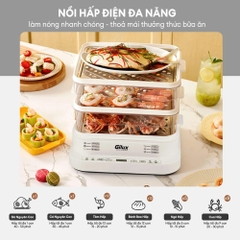 Nồi hấp điện đa năng Gilux GLD 99 – Hấp nhanh, ăn lành, giữ trọn dưỡng chất
