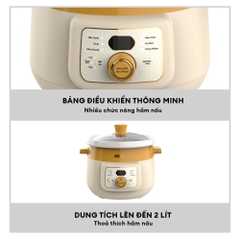 Nồi kho hầm điện Gilux GLN85 Giữ trọn dinh dưỡng – Giải pháp hoàn hảo cho Món Hầm, Kho, Ninh Xương