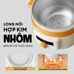Nồi kho hầm điện Gilux GLN85 Giữ trọn dinh dưỡng – Giải pháp hoàn hảo cho Món Hầm, Kho, Ninh Xương