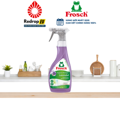 Chai Xịt Vệ Sinh Phòng Tắm, Loại Bỏ Bụi Frosch 500ml (Hương Mâm Xôi/ Chanh/ Nho)
