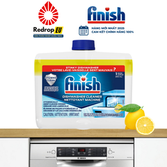 Combo 4 món Finish Tối Ưu: Túi 110 viên All in 1 + nước làm bóng 800ml + muối 1.5kg + vệ sinh máy 250ml