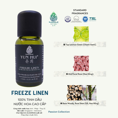 Tinh Dầu Thiên Nhiên Nước Hoa Thơm Phòng Cao Cấp Nhập Khẩu Freeze Linen YUN HUI - Với 3 Nốt Hương Sang Trọng Đặc Sắc - 15ml/50ml/100ml