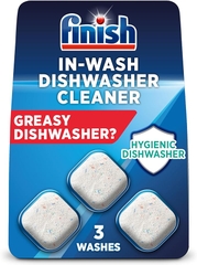 Vỉ 3 Viên Vệ Sinh Bảo Trì Máy Rửa Chén Finish (EU) – (Vỉ 3 viên - Khuyên dùng 1 tháng 1 lần/viên)