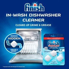 Vỉ 3 Viên Vệ Sinh Bảo Trì Máy Rửa Chén Finish (EU) – (Vỉ 3 viên - Khuyên dùng 1 tháng 1 lần/viên)