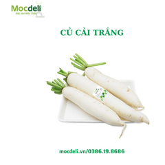 Củ cải trắng Mộc Châu chuẩn Vietgap