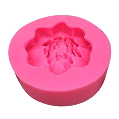 000144K5_Khuôn silicon Hoa Thược Dược Đại 10cm làm bánh rau câu 4D
