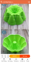 Khuôn silicon làm cốt bánh rau câu trái cây