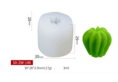 000090K10_Khuôn xương rồng ZW146 làm rau câu