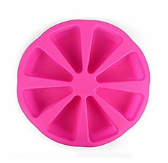 000008K22_Khuôn silicon 8 miếng tam giác làm rau câu hoa nổi 4d/ khuôn nướng bánh bông lan