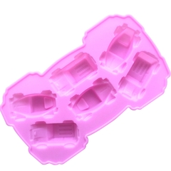 Khuôn silicon xe Ô tô tạo hình cho bánh rau câu 3D, 4D