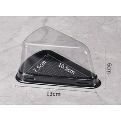 000007K25_Set 10 hộp tam giác đựng bánh kem, bánh rau câu