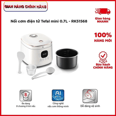 Nồi Cơm Điện Tử Mini Tefal Rice Mate RK515168 – Cơm Ngon Mỗi Ngày, Dành Riêng Cho Một Người Thương