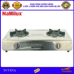 Bếp ga Đôi Cao Cấp Namilux Mặt Bếp Inox DL2163APS