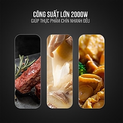 Lò chiên không dầu hơi nước đa năng Elmich AFE-3944 20 lít