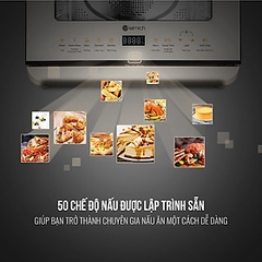 Lò chiên không dầu hơi nước đa năng Elmich AFE-3944 20 lít