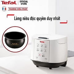 Nồi cơm điện tử Tefal 1.8 lít RK733168 lòng nồi niêu vân đá