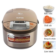 Nồi Cơm Điện Tử Supor 1.8 Lít CFXB50FC33VN-75 (Lòng niêu)