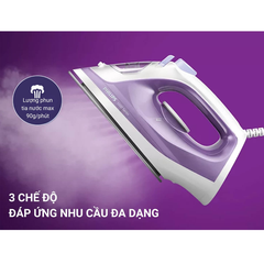 Bàn Ủi Hơi Nước Philips DST1040/30 – 2000W, Hơi Mạnh, Ủi Nhanh, Tiết Kiệm Điện