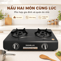 Bếp Gas Đôi Namilux DMH-60NPF Công Suất Cao 8.4kW
