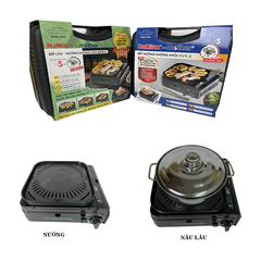 Bếp nướng không khói Namilux EVS-2 GS3123PF (kèm 2 vỉ nướng)