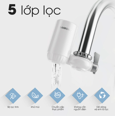 Bộ lọc nước tại vòi  cao cấp SAMONO SW-WPW11 - 5 lớp lọc