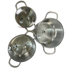 Bộ Nồi Inox cao cấp 3 lớp đáy liền Tri-Max EL-3741