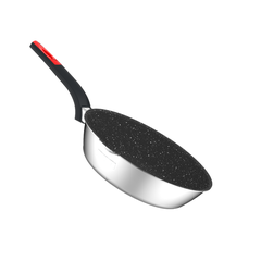 Bộ nồi inox liền khối Elmich Milano EL-8093 size 16, 18, 22, chảo 26cm