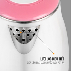 Ấm đun nước siêu tốc Smartcook (Elmich) 1,5L 1.5 Lít KES-3862