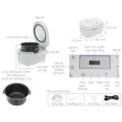 Nồi Cơm Điện Tử Cuckoo CR-0810F