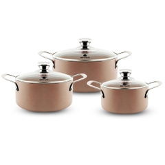 Bộ nồi vân đá ELMICH EL5104 3 cái Size 16,20,24cm