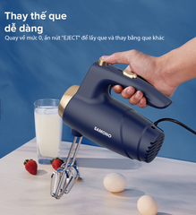 Máy đánh trứng SAMONO công suất 200W SW-THMB200