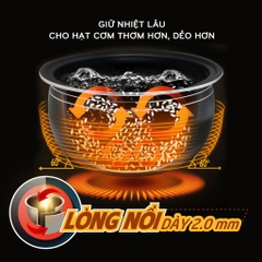 Nồi Cơm Điện Tử Comet 1.8L CM8088 - Lòng Niêu