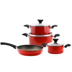 Bộ Nồi chống dính Elmich EL-1162 đáy từ (16-20-24cm, chảo 26cm)