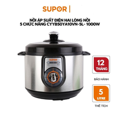Nồi Áp Suất Điện SUPOR CYYB50YA10VN-100, 5L, 2 Lòng Nồi