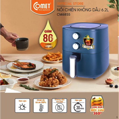 Nồi chiên không dầu Comet 6.2L CM6855