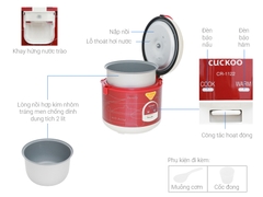 Nồi cơm điện Cuckoo 2 Lít CR-1122  - Sản Xuất Tại Hàn Quốc