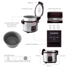 NỒI CƠM ĐIỆN CÔNG NGHIỆP 5.4 LÍT CUCKOO CR-3021 - SẢN XUẤT TẠI HÀN QUỐC