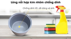 NỒI CƠM ĐIỆN CUCKOO 3 LÍT CR-1713 - SẢN XUẤT TẠI HÀN QUỐC